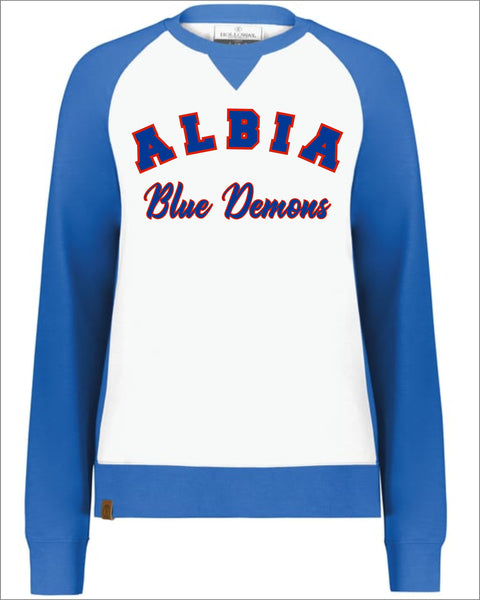 Albia PBIS Ladies Ivy League Crew Sweatshirt