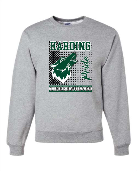 Harding MS Wolves Crew Sweatshirt