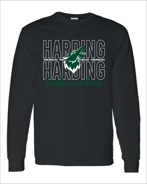 Harding MS Campus Long Sleeve Tee