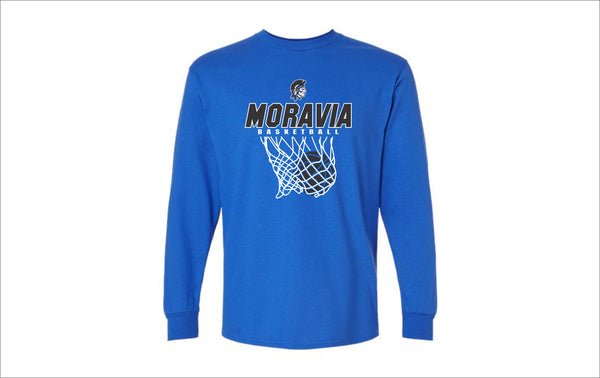 Moravia Boys Basketball Swish Long Sleeve Tee