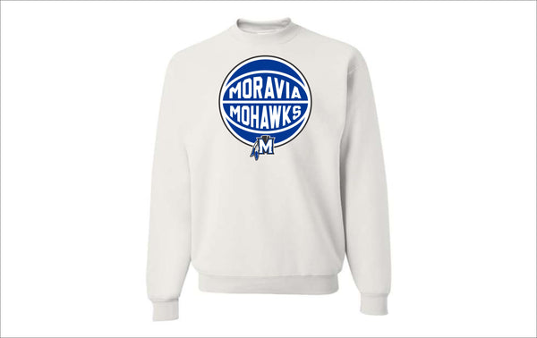 Moravia Boys Basketball Triple Double Crew Sweatshirt