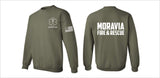 Moravia Fire Department Midweight Crew Sweatshirt