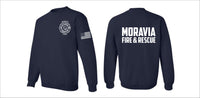 Moravia Fire Department Midweight Crew Sweatshirt