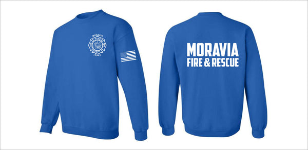 Moravia Fire Department Midweight Crew Sweatshirt
