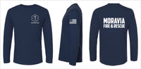 Moravia Fire Department Softstyle Long Sleeve Tee