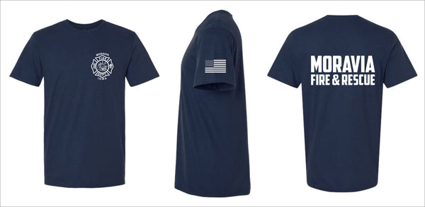 Moravia Fire Department Softstyle Tee