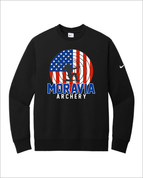 Moravia Archery Patriotic Nike Crew Sweatshirt