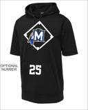 Moravia Baseball Diamond Short Sleeve Hoodie