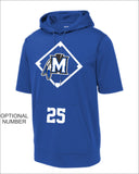 Moravia Baseball Diamond Short Sleeve Hoodie