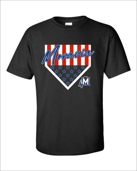 Moravia Baseball Patriotic Tee