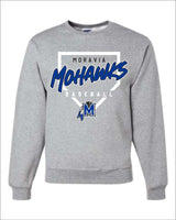 Moravia Baseball Plate Crew Sweatshirt