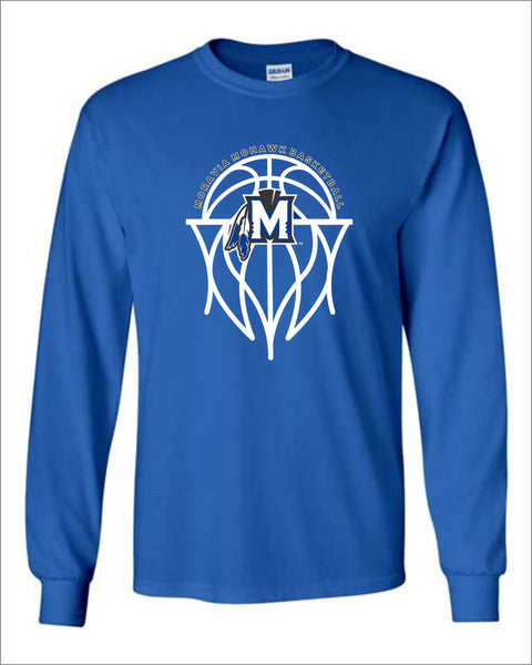 Moravia Boys Basketball Team Long Sleeve Tee