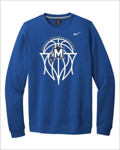 Moravia Boys Basketball Team Nike Crew Sweatshirt