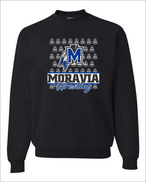 Moravia Boys Wrestling Crew Sweatshirt