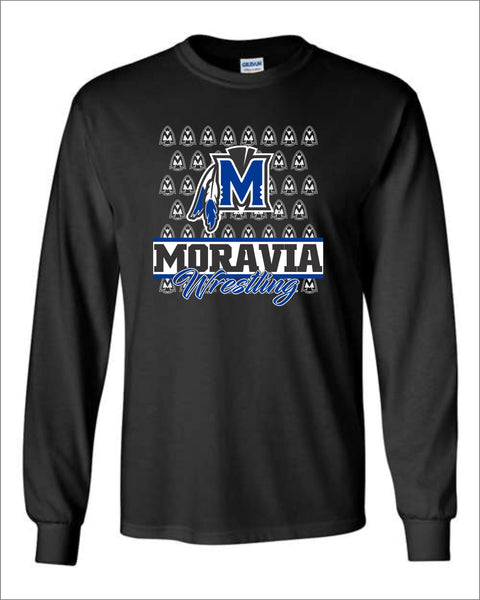 Moravia Boys Wrestling Long Sleeve Tee