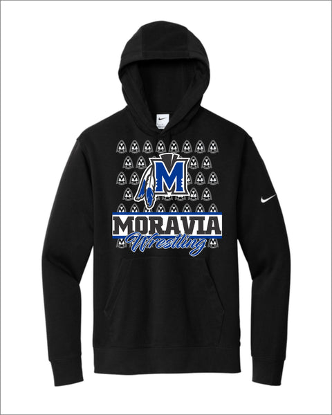 Moravia Boys Wrestling Nike Hoodie