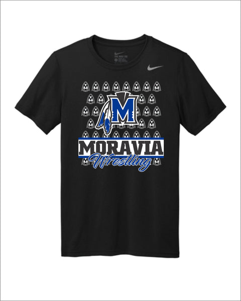 Moravia Boys Wrestling Nike Tee