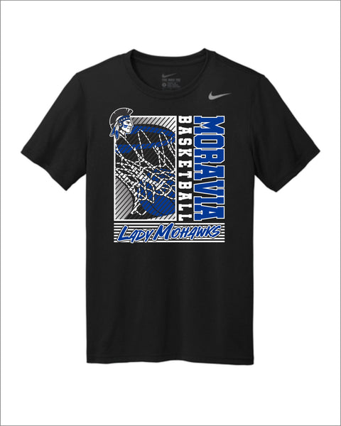 Moravia Girls Basketball Team Nike Tee