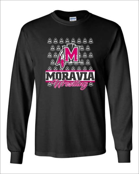 Moravia Girls Wrestling Long Sleeve Tee