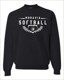Moravia JH Softball Plate Crew Sweatshirt