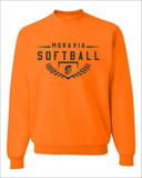 Moravia JH Softball Plate Crew Sweatshirt