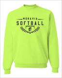 Moravia JH Softball Plate Crew Sweatshirt