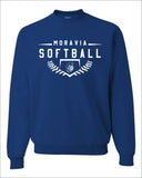 Moravia JH Softball Plate Crew Sweatshirt