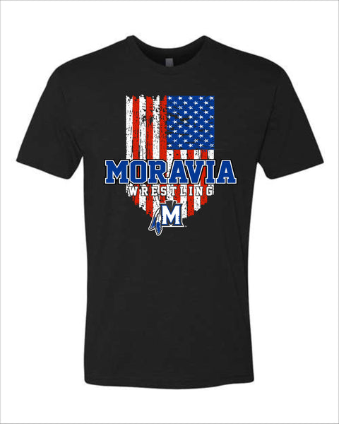 Moravia Wrestling Patriotic Soft Tee