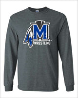 Moravia Wrestling Logo Long Sleeve Tee