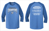 Moravia Marching Band Champions Baseball Tee