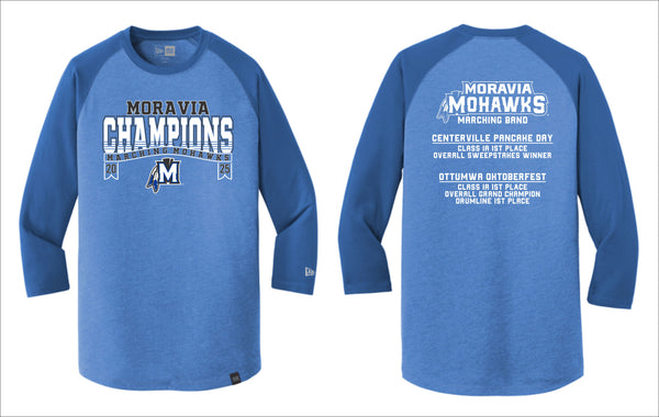 Moravia Marching Band Champions Baseball Tee