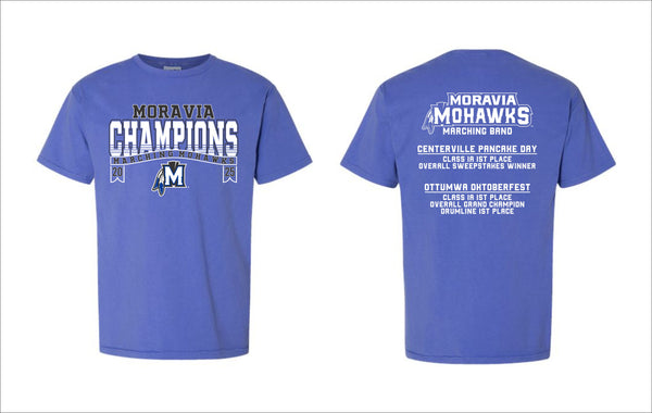 Moravia Marching Band Champions Garment Dyed Tee