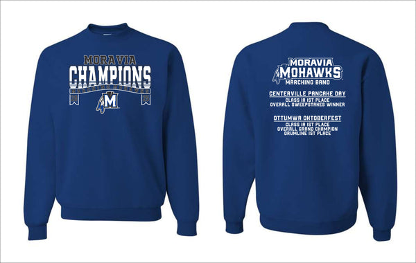 Moravia Marching Band Champions Crew Sweatshirt