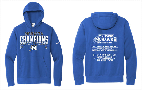Moravia Marching Band Champions Nike Hoodie