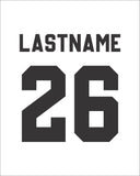 Moravia JH Softball Name and Number