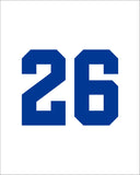 Moravia JH Softball Number