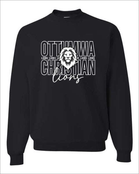 Ottumwa Christian Lions Crew Sweatshirt