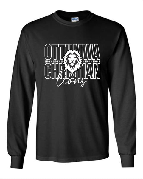Ottumwa Christian Lions Long Sleeve Tee