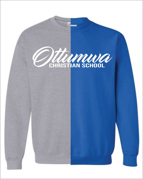 Ottumwa Christian Split Crew Sweatshirt