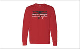 Red Rays Long Sleeve Tee