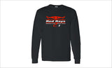 Red Rays Long Sleeve Tee